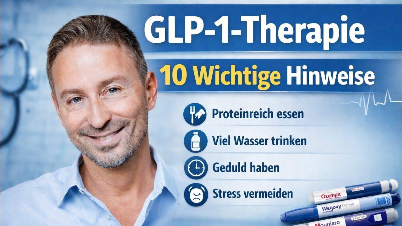 GLP-1-Therapie: 10 wichtige Top-Hinweise für den Alltag abnehmen (Mounjaro, Wegovy, Ozempic)